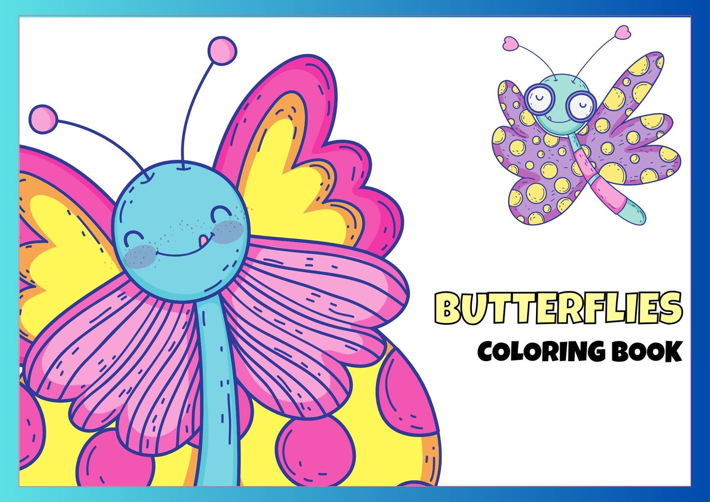 Butterflies Positive Affirmations Coloring Book