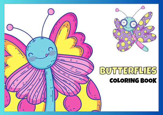 Butterflies Positive Affirmations Coloring Book