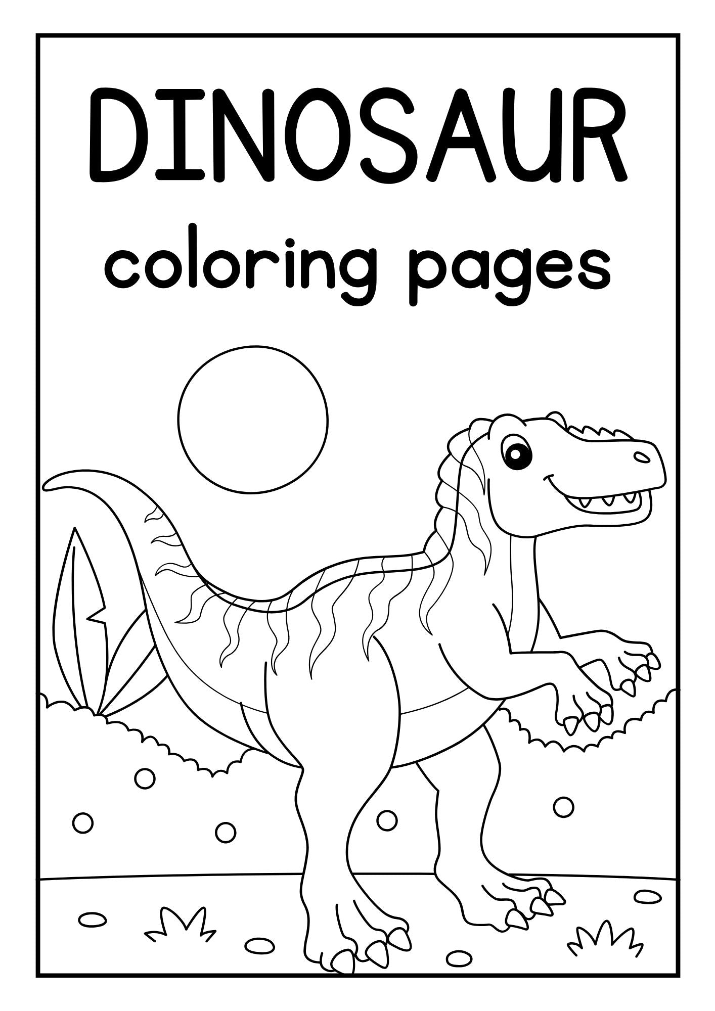 Dinosaurs Coloring Book