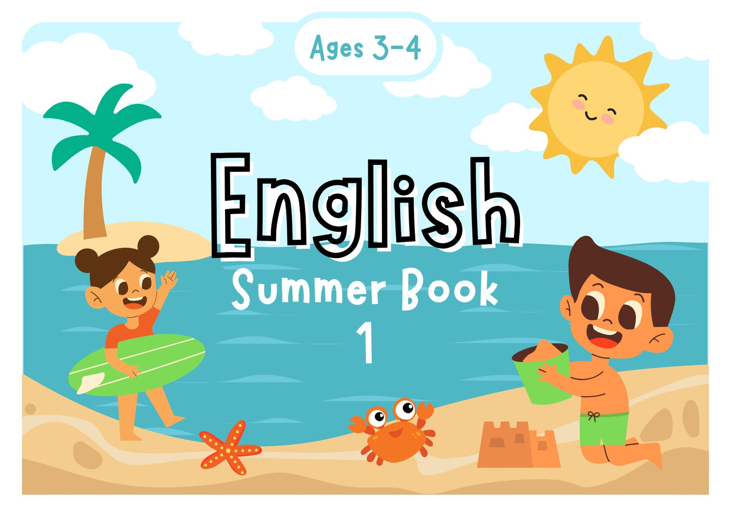 English Summer Book 1 for Pre-school in Colorful Style