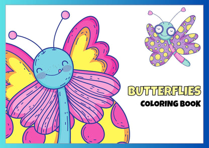 Butterflies Positive Affirmations Coloring Book
