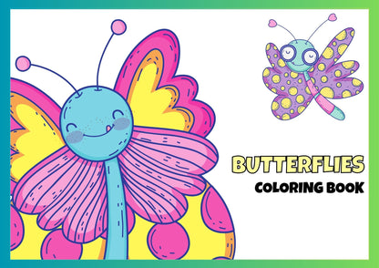 Butterflies Positive Affirmations Coloring Book