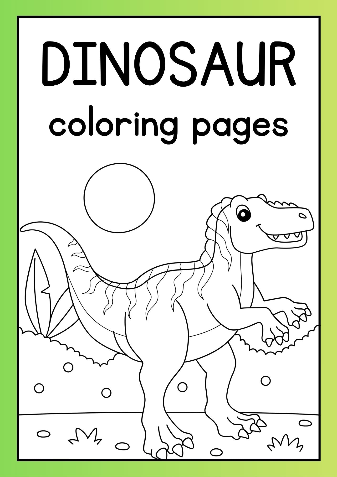 Dinosaurs Coloring Book