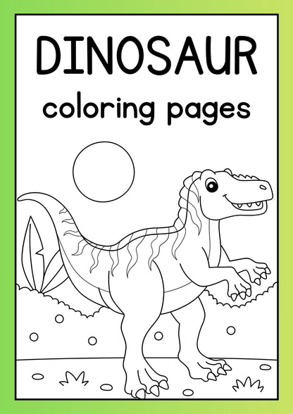 Dinosaurs Coloring Book