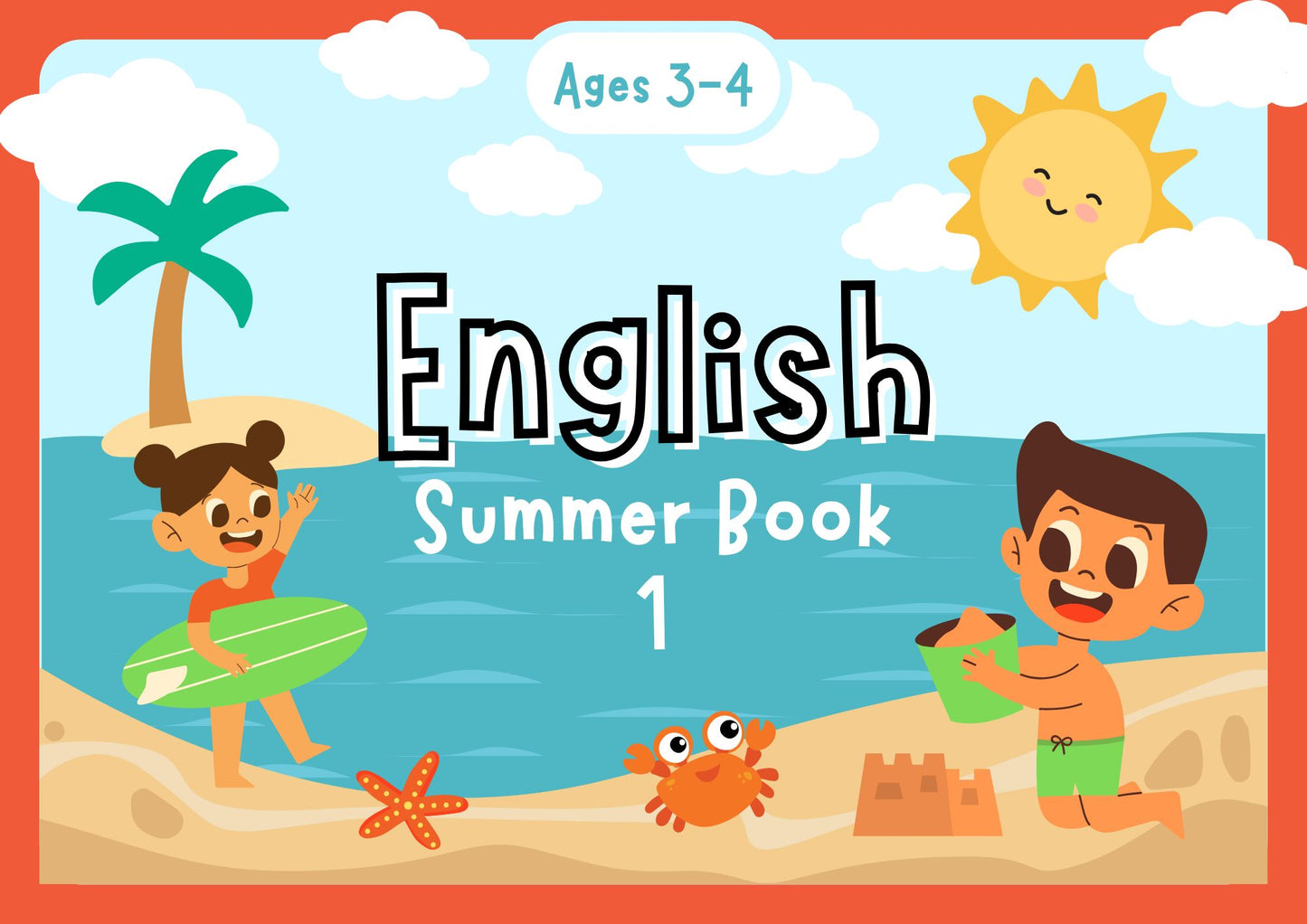 English Summer Book 1 for Pre-school in Colorful Style