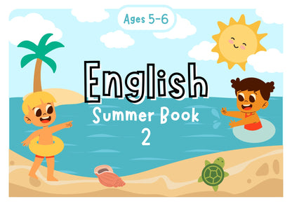 English Summer Book 2 for Kindergarten in Colorful Style
