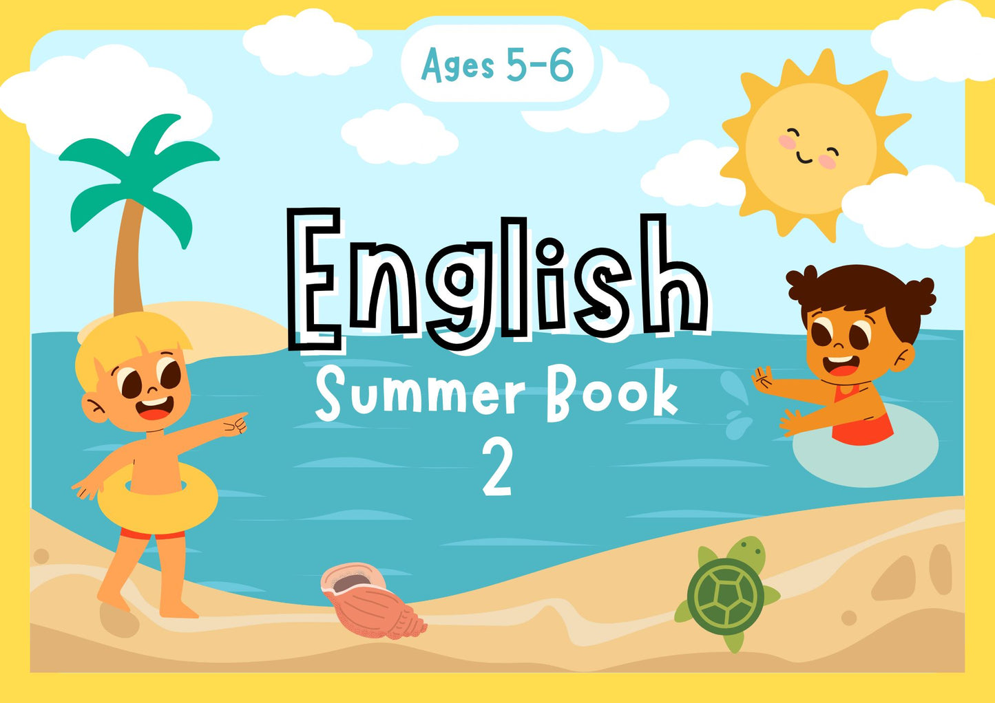 English Summer Book 2 for Kindergarten in Colorful Style