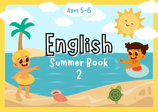 English Summer Book 2 for Kindergarten in Colorful Style