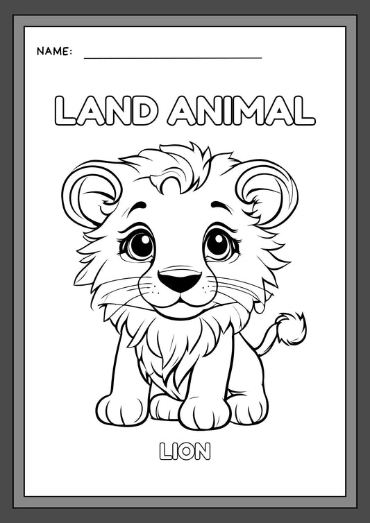 Land Animals Coloring Pages